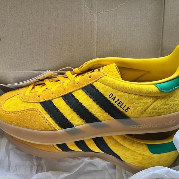 adidas Shoes - adidas Gazelle Yellow Black Casual Sneakers